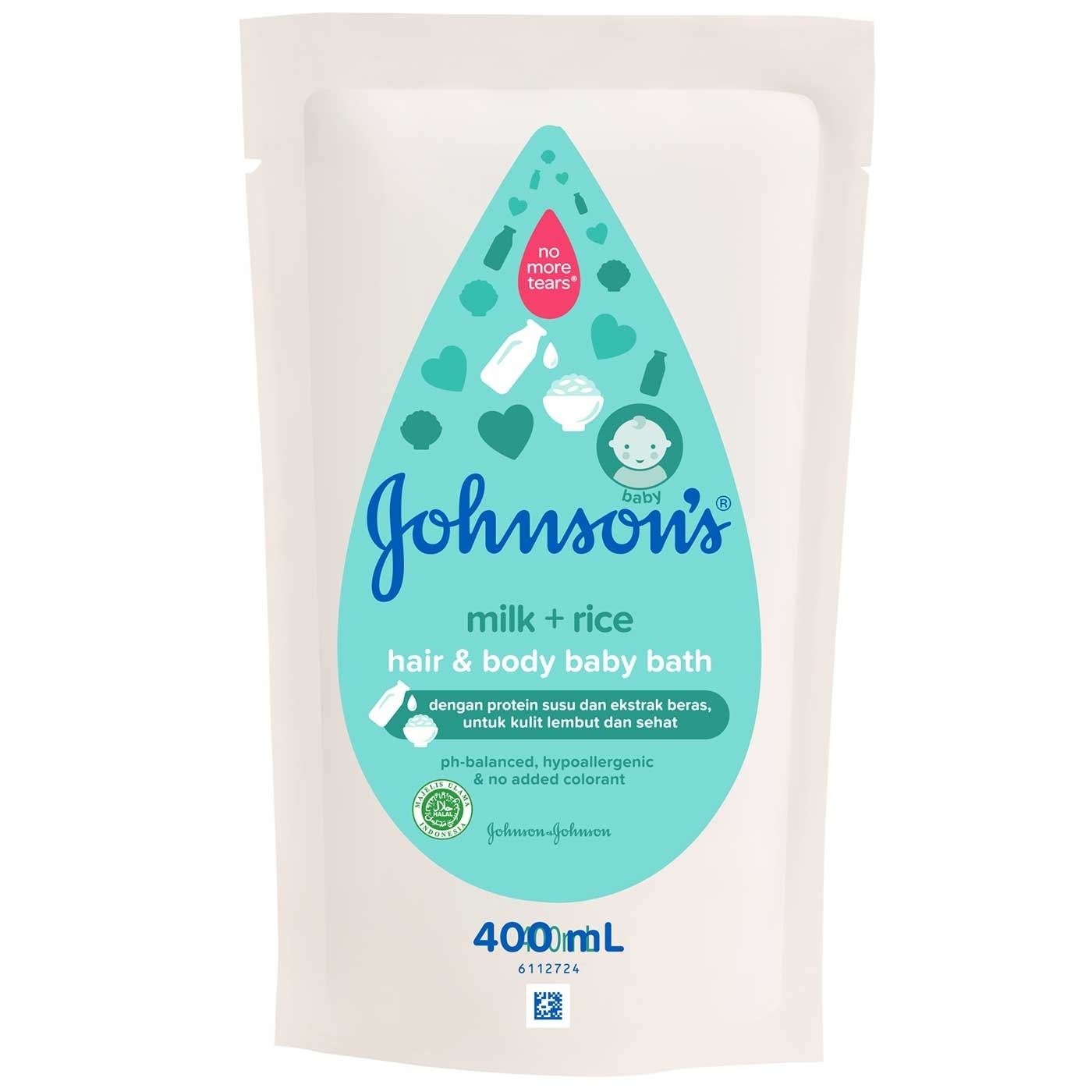 Free JOHNSON'S Milk & Rice Bath 400ml - 1