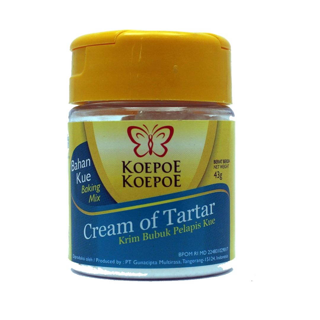 Koepoe Koepoe Cream Of Tartar Krim Bubuk Pelapis Kue 43gr - 1