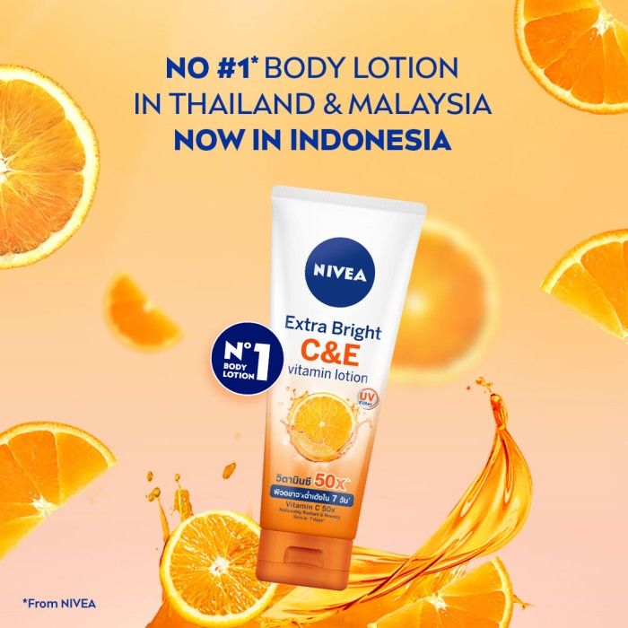 NIVEA Extra Bright C&E Vitamin Lotion 180ml - Body Lotion, Vitamin C&E - 2