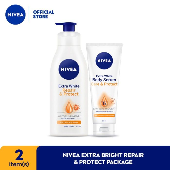 NIVEA Extra Bright Repair & Protect Package - 1