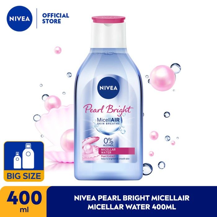 NIVEA Pearl Bright MicellAIR Micellar Water 400ml - 1