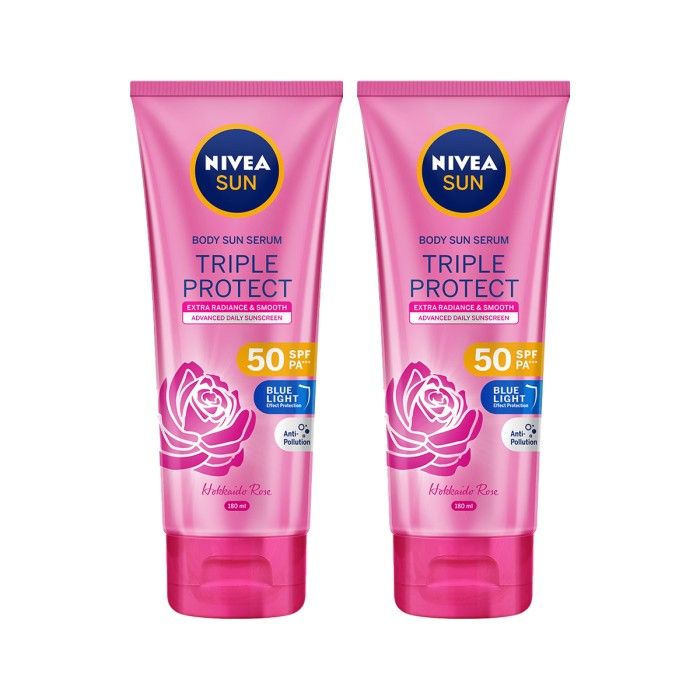 NIVEA SUN Body Sun Serum Triple Protect Radiance&Smooth 180ml Twinpack - 2