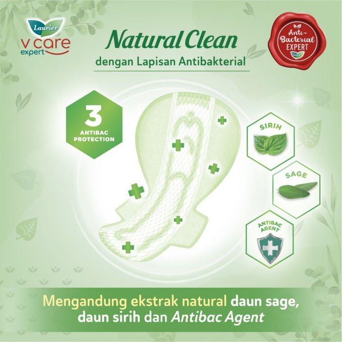 Laurier Natural Clean Night 35cm 12s Twinpack - 3