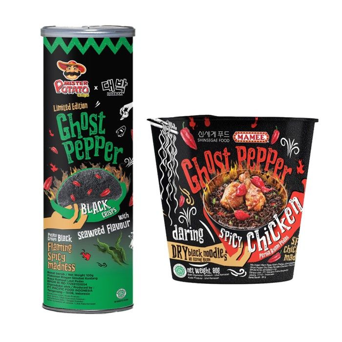 Ghost Pepper Noodle x Ghost Pepper Crisps Seaweed - 2