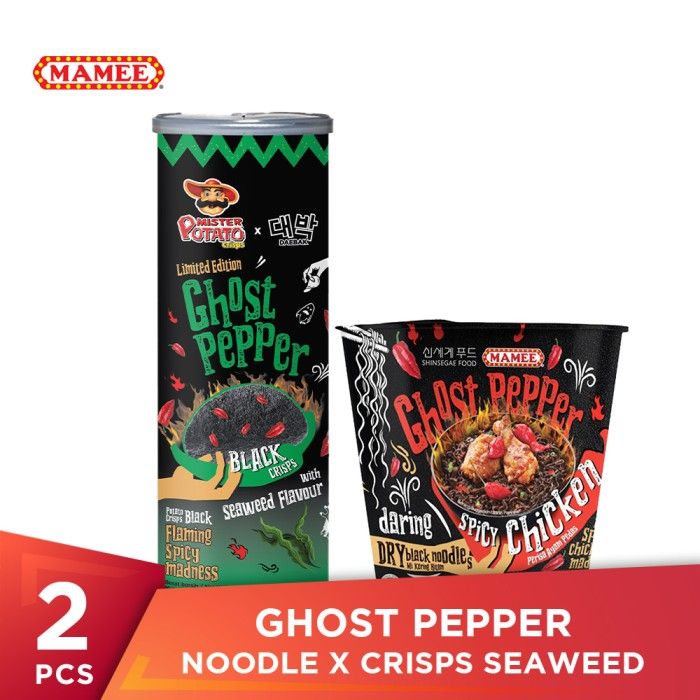 Ghost Pepper Noodle x Ghost Pepper Crisps Seaweed - 1