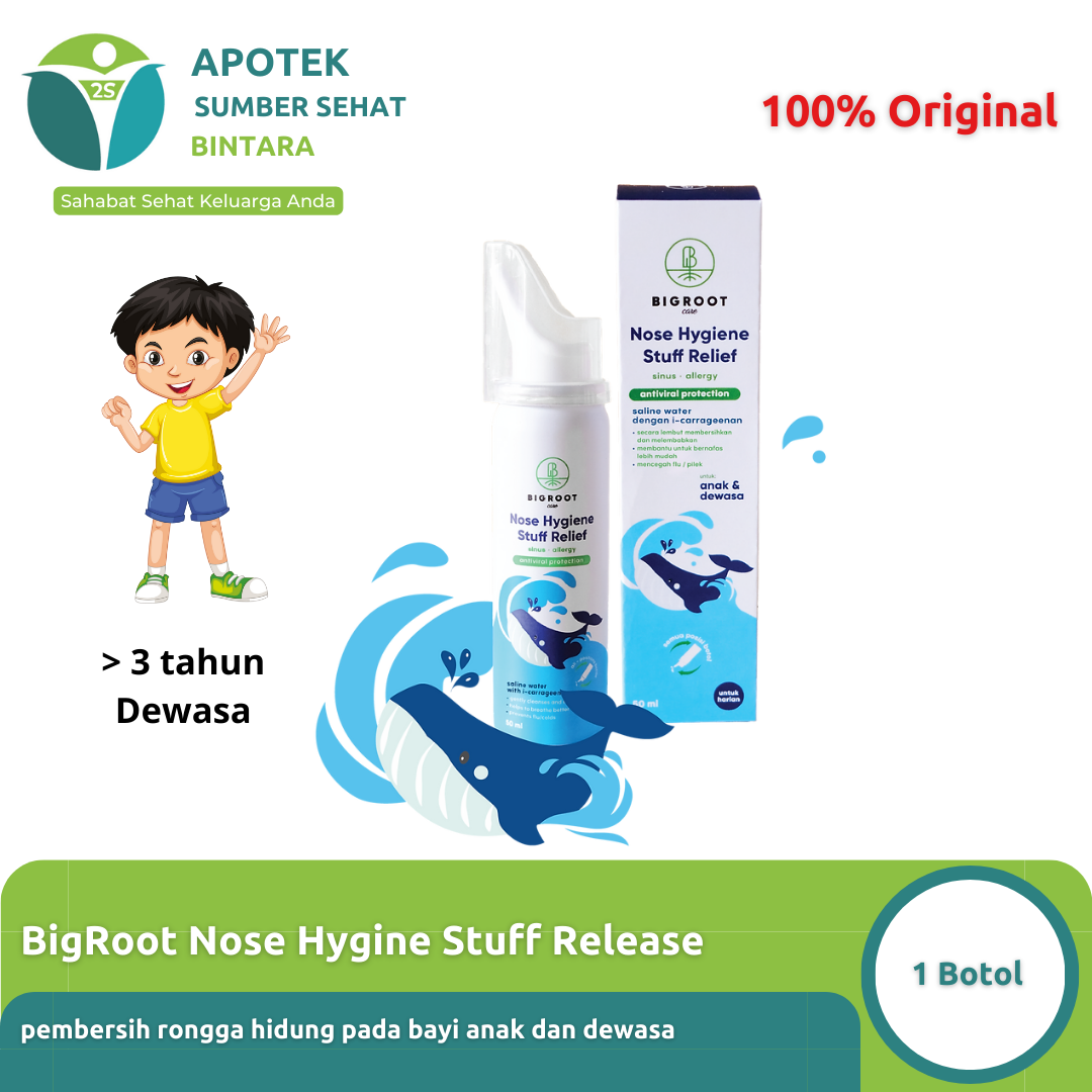 BigRoot Nose Hygiene Stuff Release Anak & Dewasa - 1