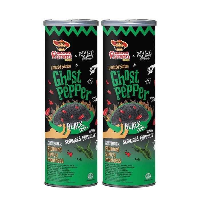 Mister Potato Crisps Ghost Pepper Seaweed Duo - 2