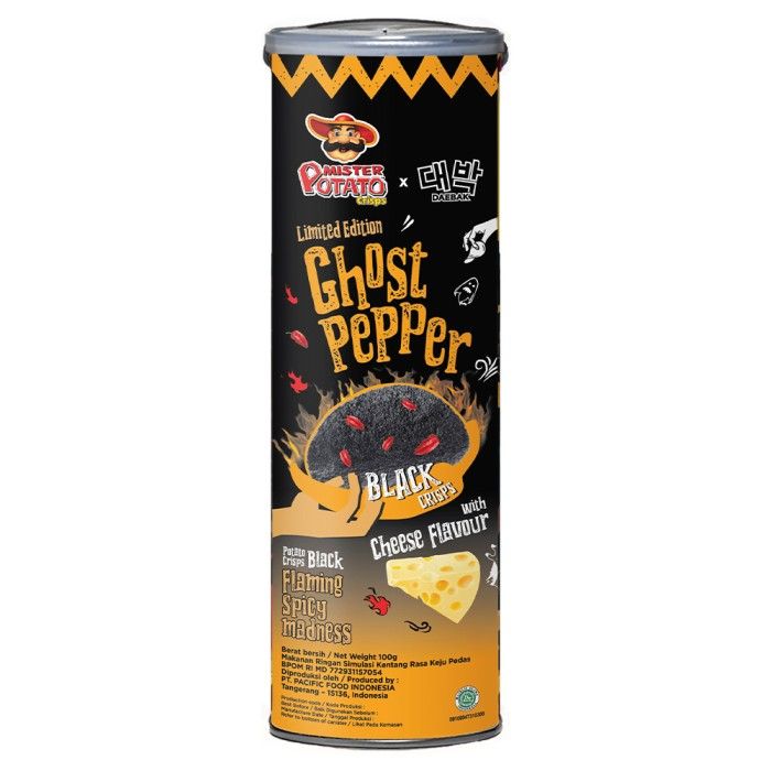 Mister Potato Crisps Ghost Pepper Cheese 100gr - 2