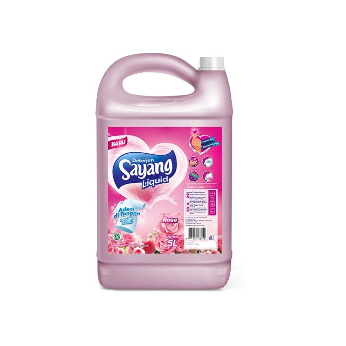 Sayang Rose Liquid Detergent 5 Liter - 2