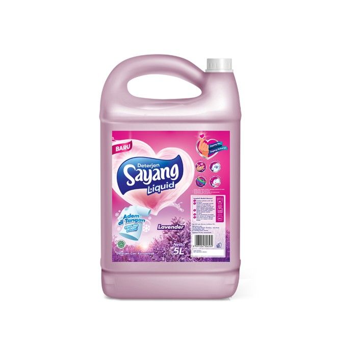 Sayang Lavender Liquid Detergent 5 Liter - 2