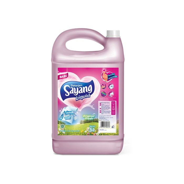 Sayang Original Fresh Liquid Detergent 5 Liter - 2