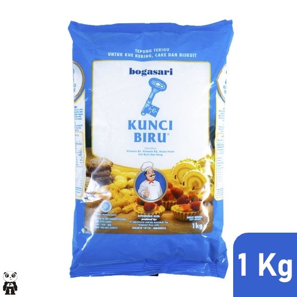 Kunci Biru Tepung Terigu Protein Rendah 1Kg - 1