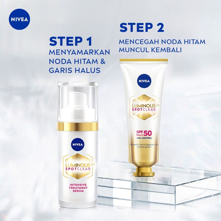 NIVEA Luminous Anti-Dark Spot Intensive Serum 30ml | Serum Flek Hitam - 5