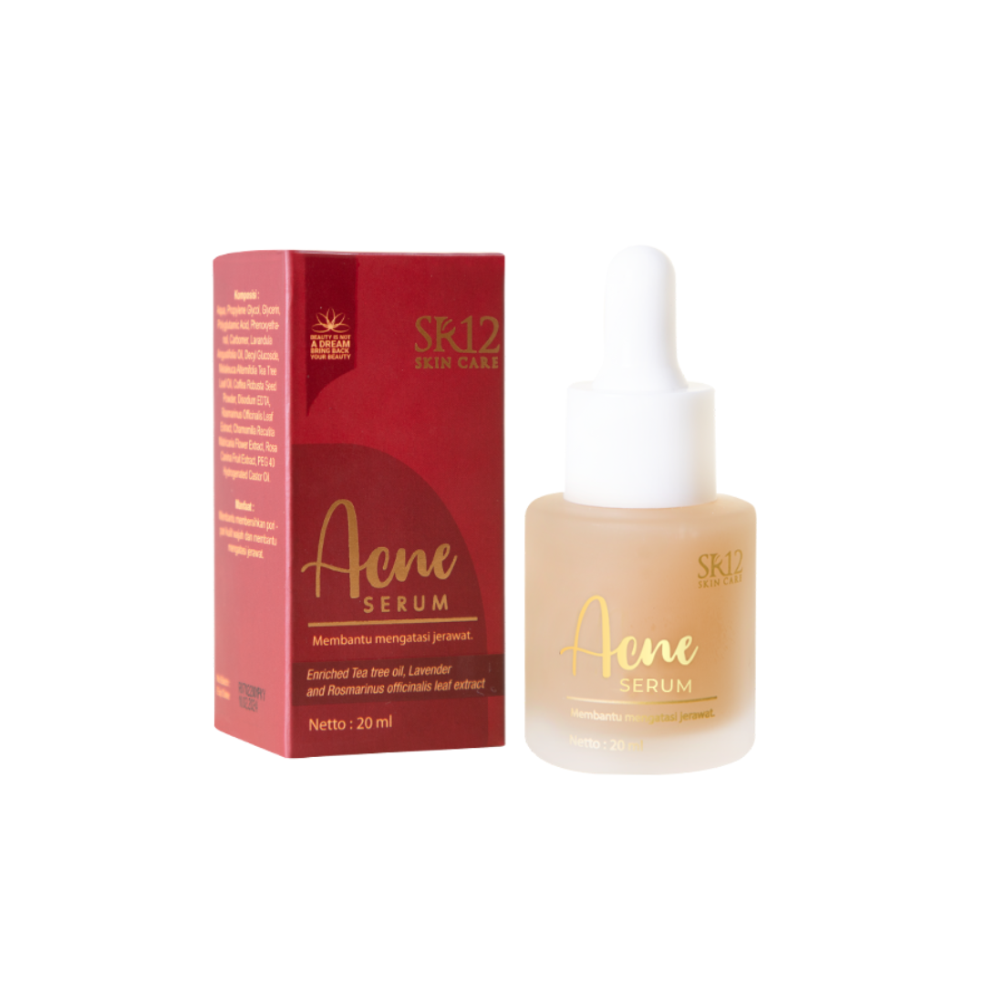 SR12 ACNE SERUM 20 ML SERUM MENGERINGKAN JERAWAT TANPA BEKAS - 1