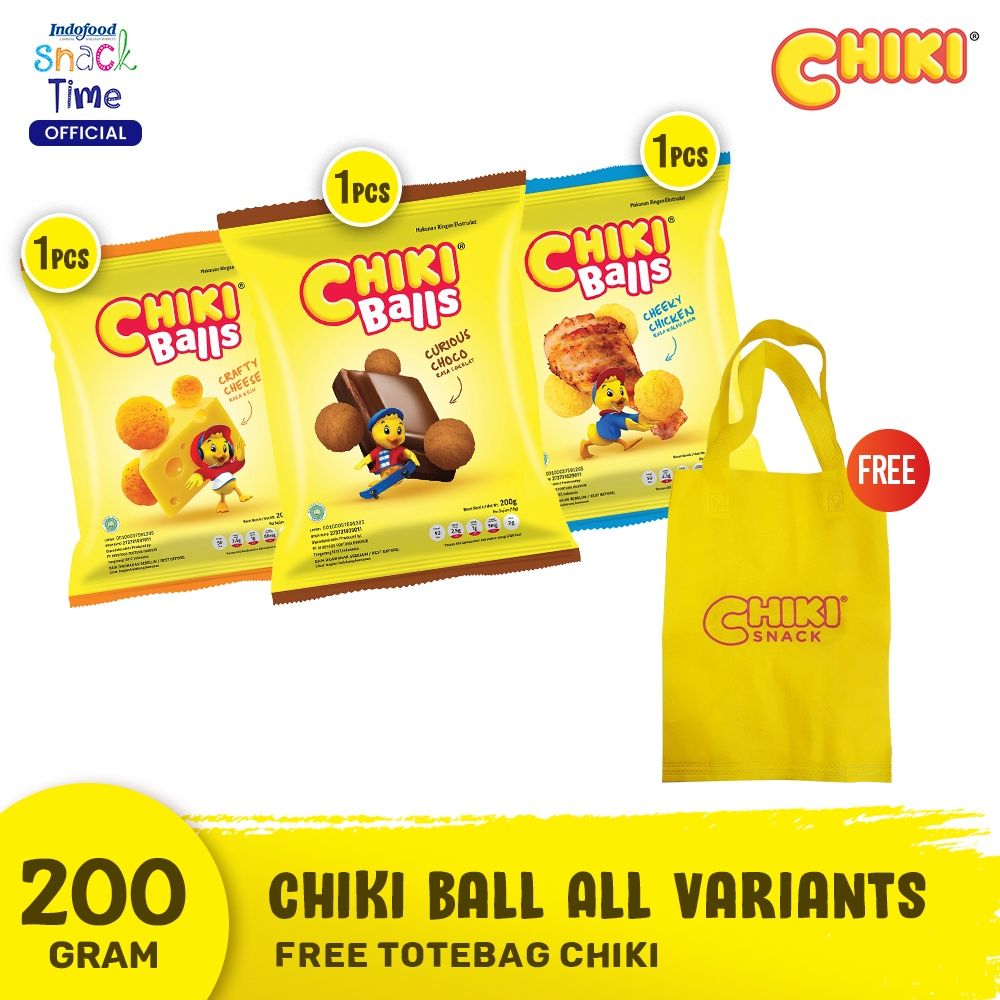 Chiki Ball All Variants 200 Gr - FREE Totebag Chiki - 1