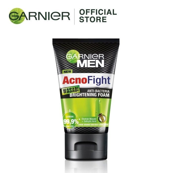 Garnier Men Acno FIght Wasabi Foam 100ml (Twin Pack) - 3