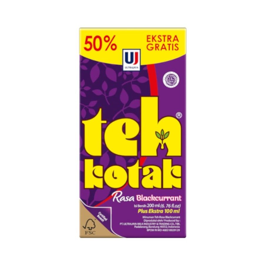 Teh Kotak Blackcurrant 24x300ml - 2