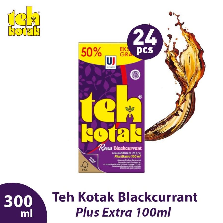 Teh Kotak Blackcurrant 24x300ml - 1