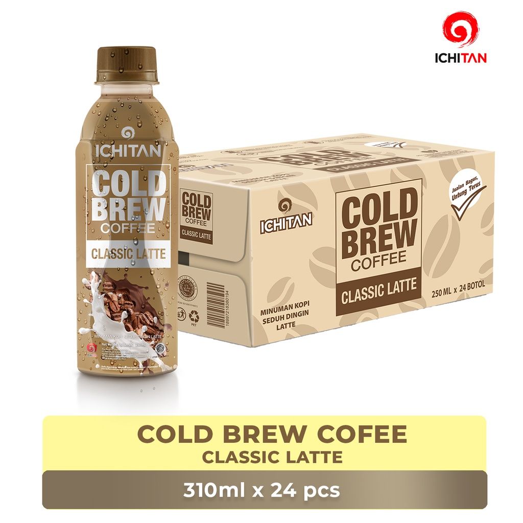 Ichitan Cold brew Coffee Classic Latte 250ml | 24 pcs ( Karton) - 1