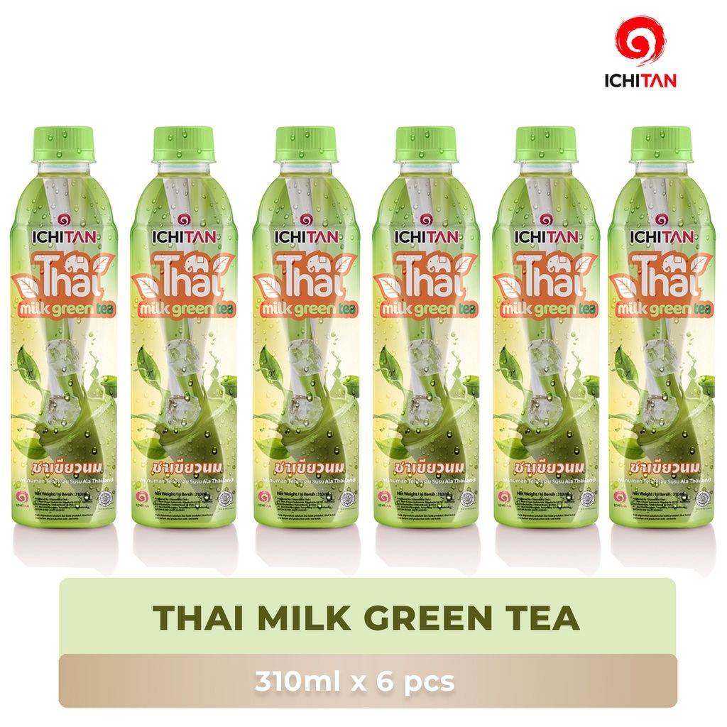 Ichitan Thai Milk Green Tea 310ml | Bundling 6 - 1