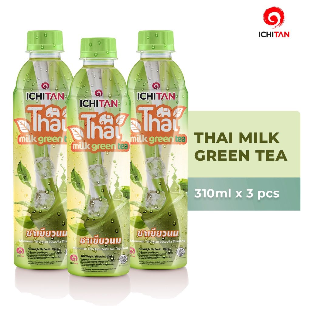 Ichitan Thai Milk Green Tea 310ml | Bundling 3 - 1