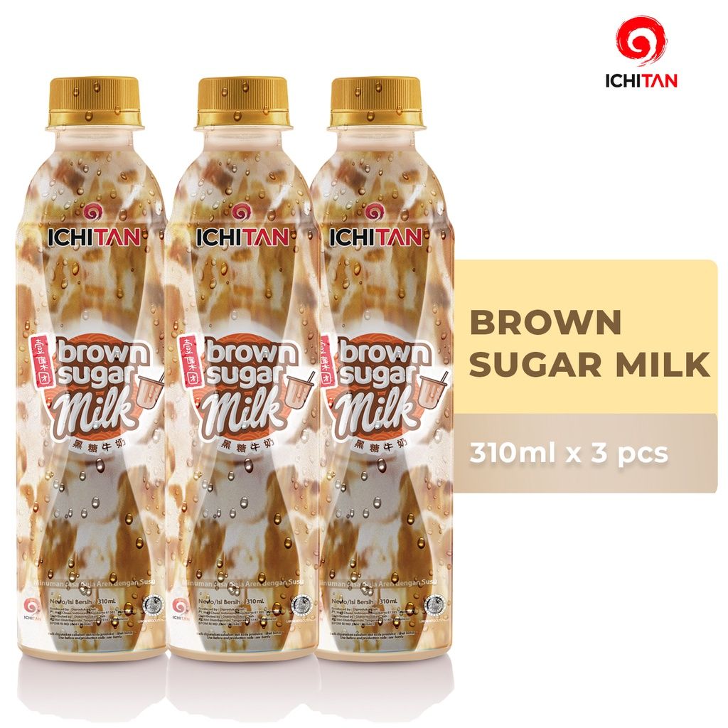 Ichitan Brown Sugar Milk 310ml | Bundling 3 - 1