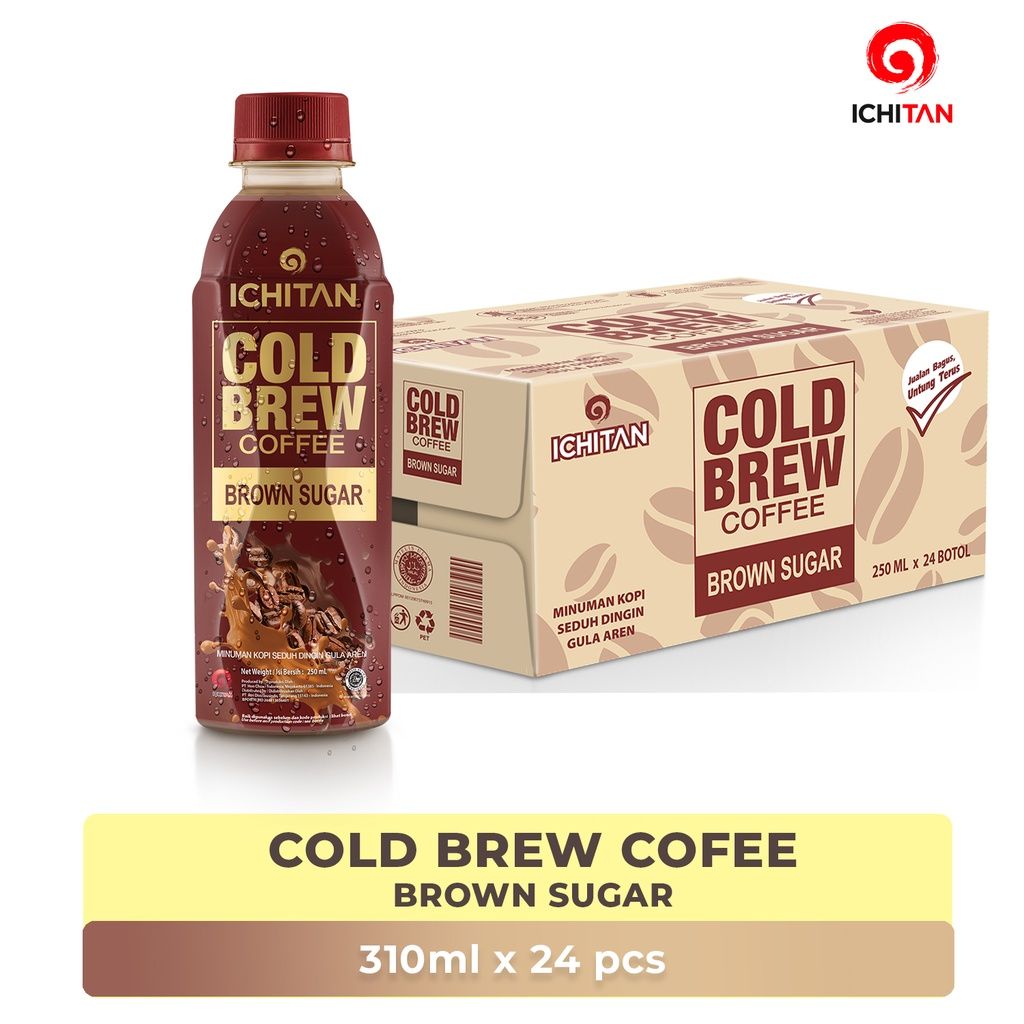 Ichitan Cold Brew Coffee Brown Sugar 250ml | 24pcs - 1