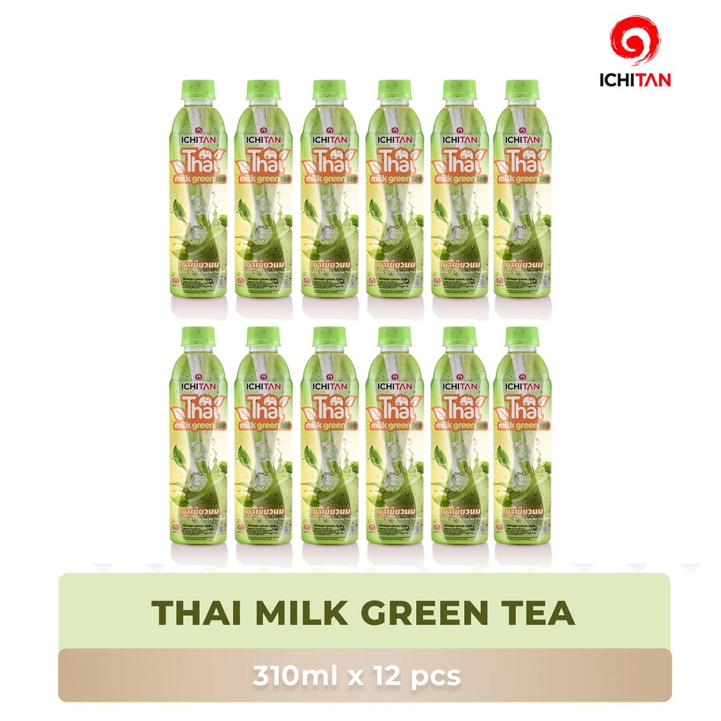 Ichitan Thai Milk Green Tea 310ml | Bundling 12 - 1