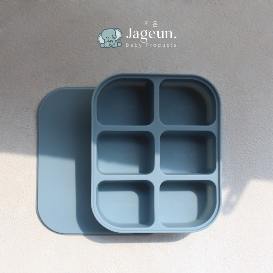 JAGEUN Premium Silicone Food Container Cub Freezer Tray | Storage Tempat Beku Mpasi Bayi Warna Biru - 1