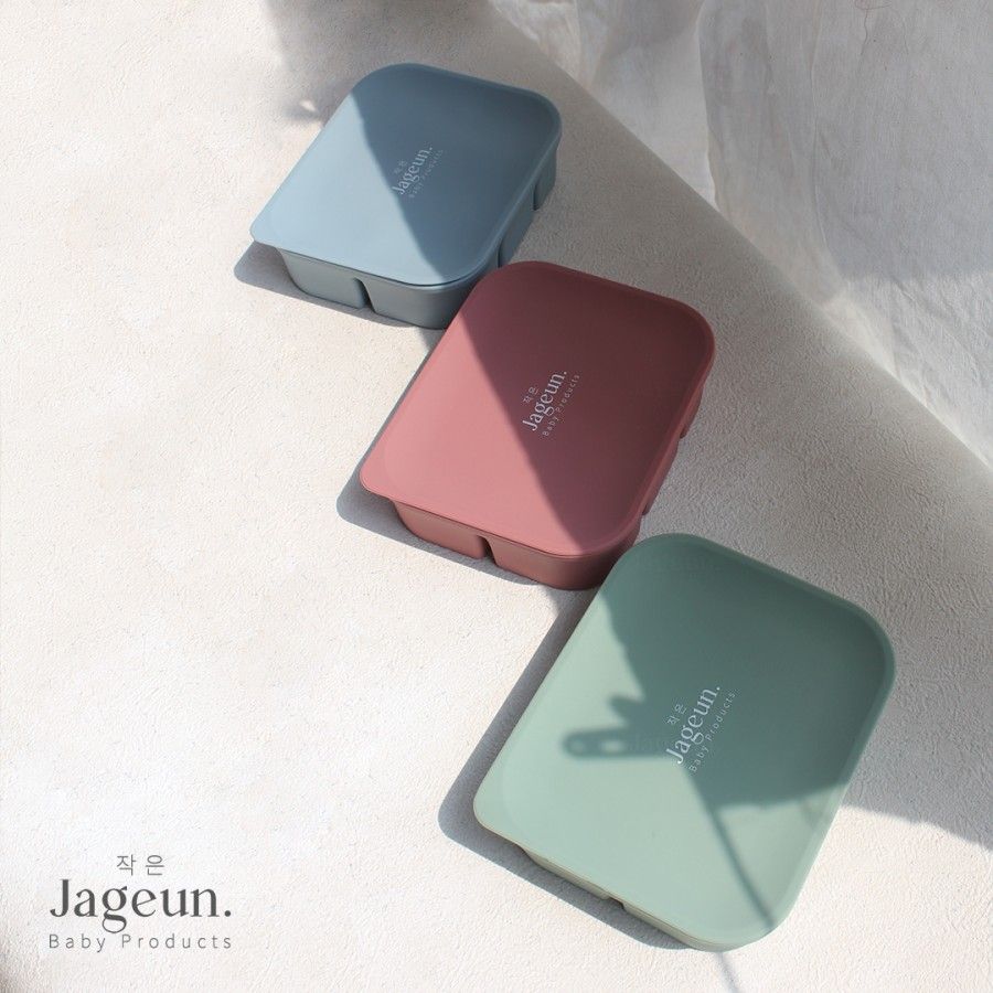 JAGEUN Premium Silicone Food Container Cub Freezer Tray | Storage Tempat Beku Mpasi Bayi Warna Biru - 4