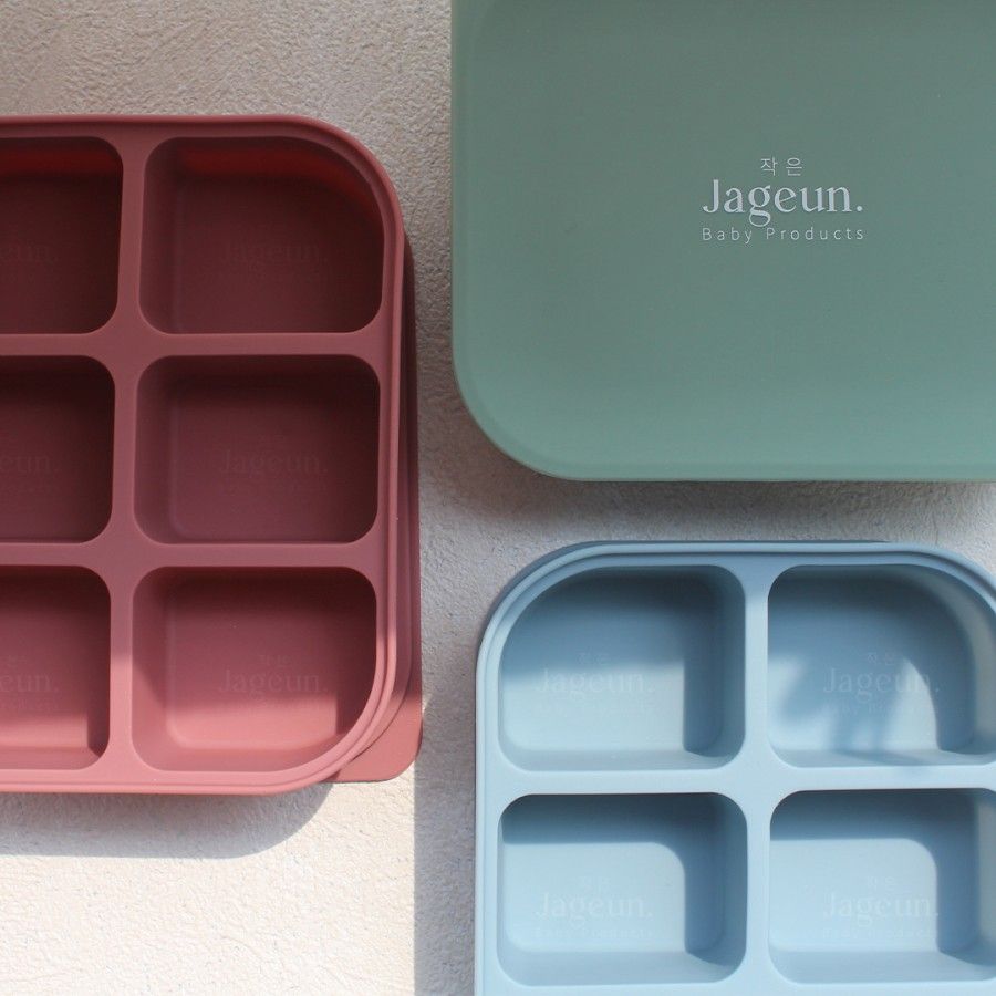 JAGEUN Premium Silicone Food Container Cub Freezer Tray | Storage Tempat Beku Mpasi Bayi Warna Biru - 2