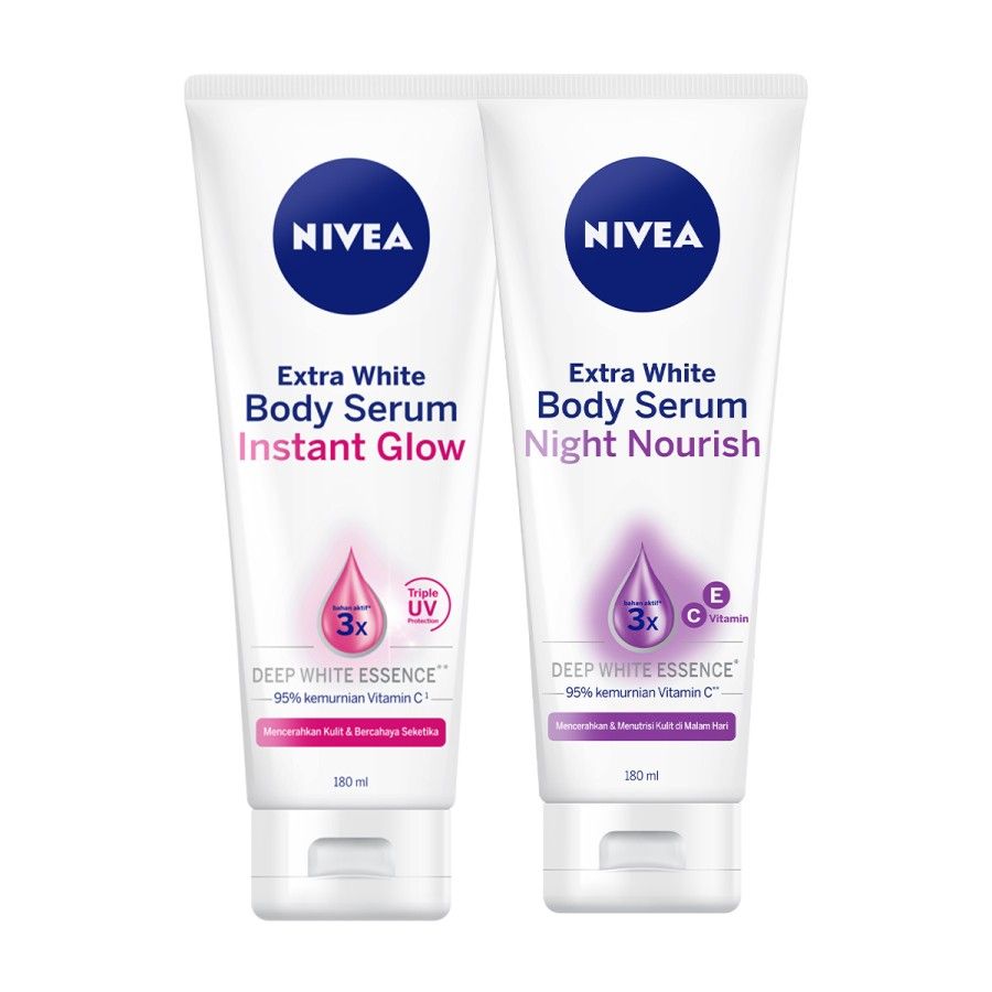 NIVEA Body Serum Extra White Day & Night - Instant Glow+Night Nourish - 2