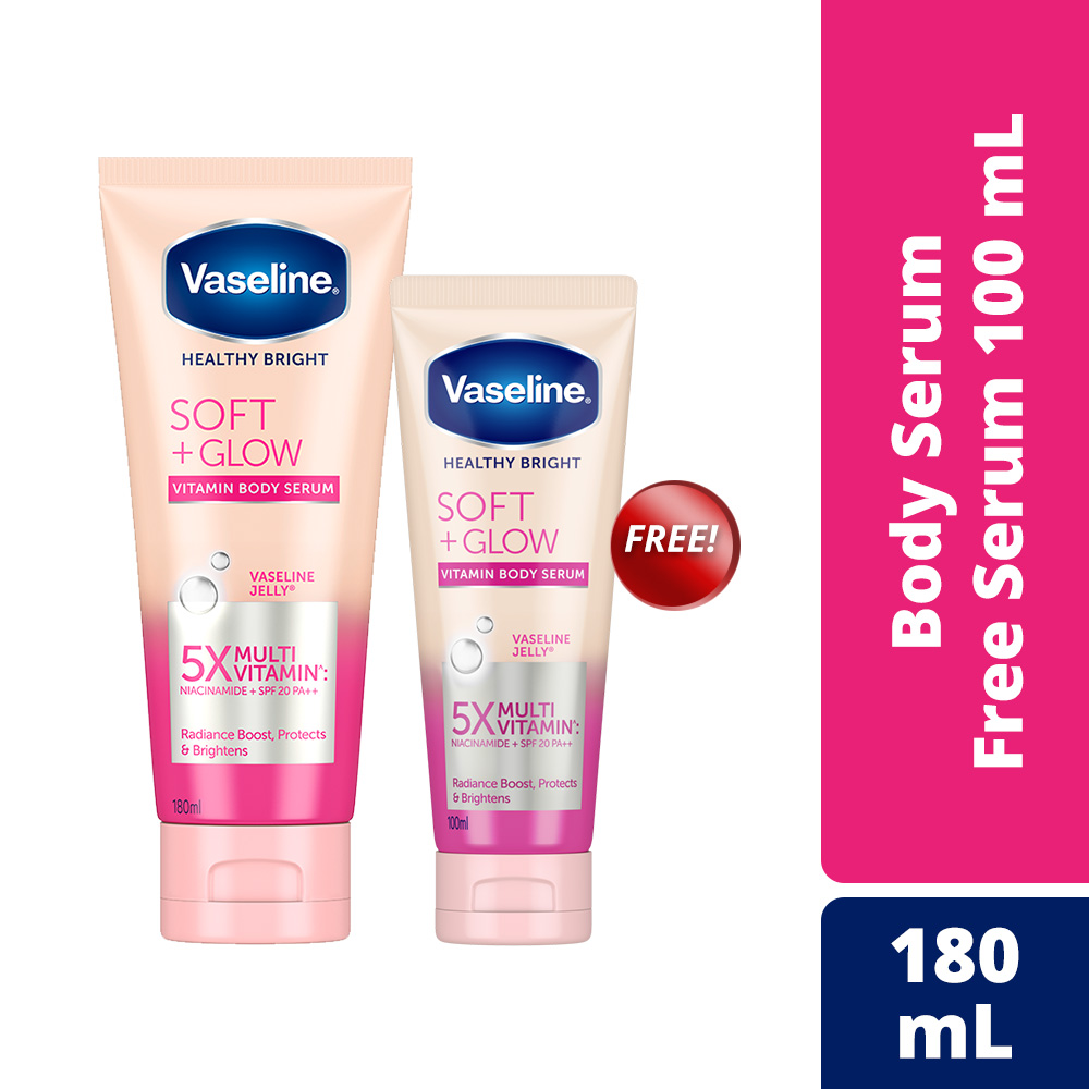 Vaseline Vitamin 180Ml Free Vaseline Serum 100Ml - 1