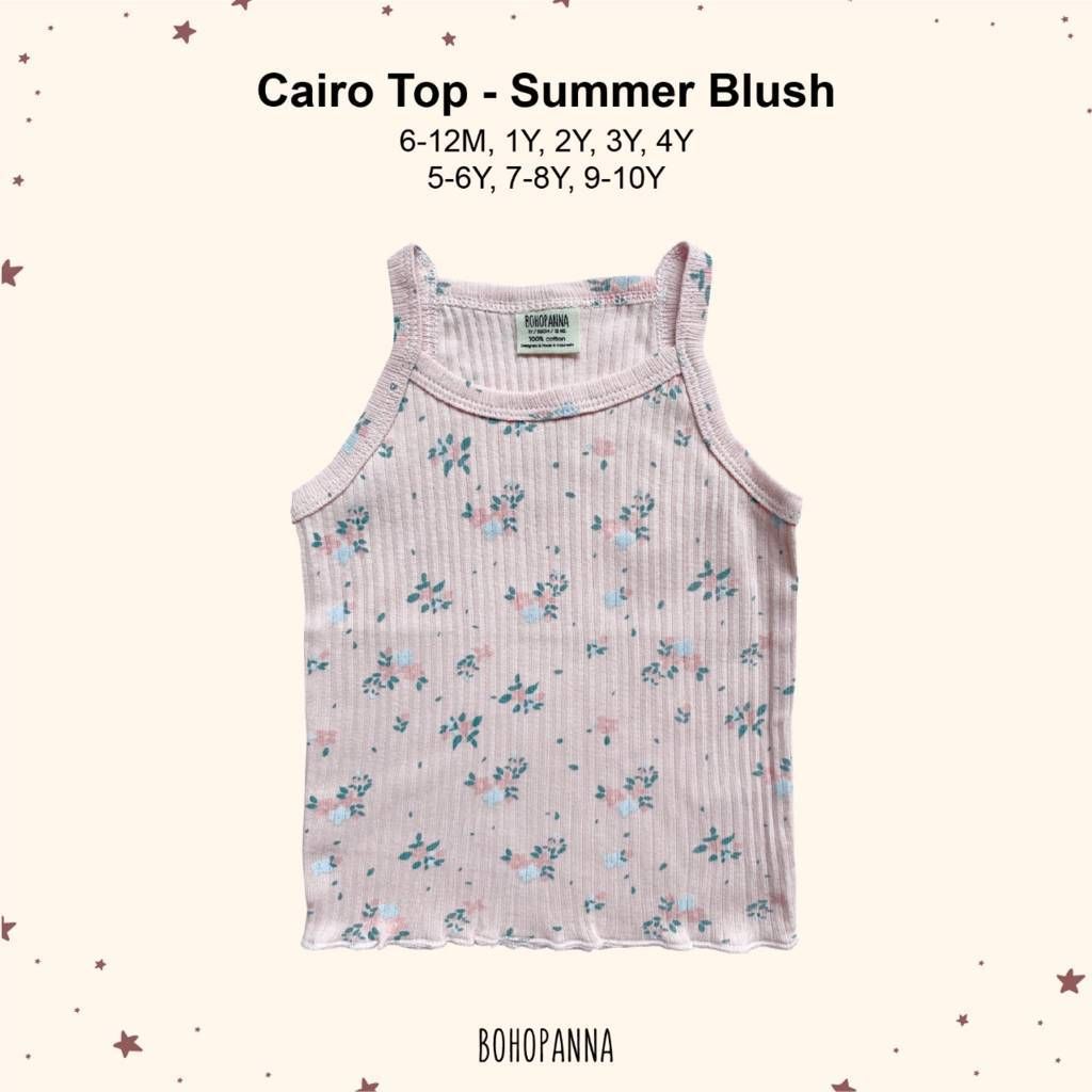 BOHOPANNA - CAIRO TOP - SUMMER BLUSH 9-10Y- ATASAN ANAK - 1