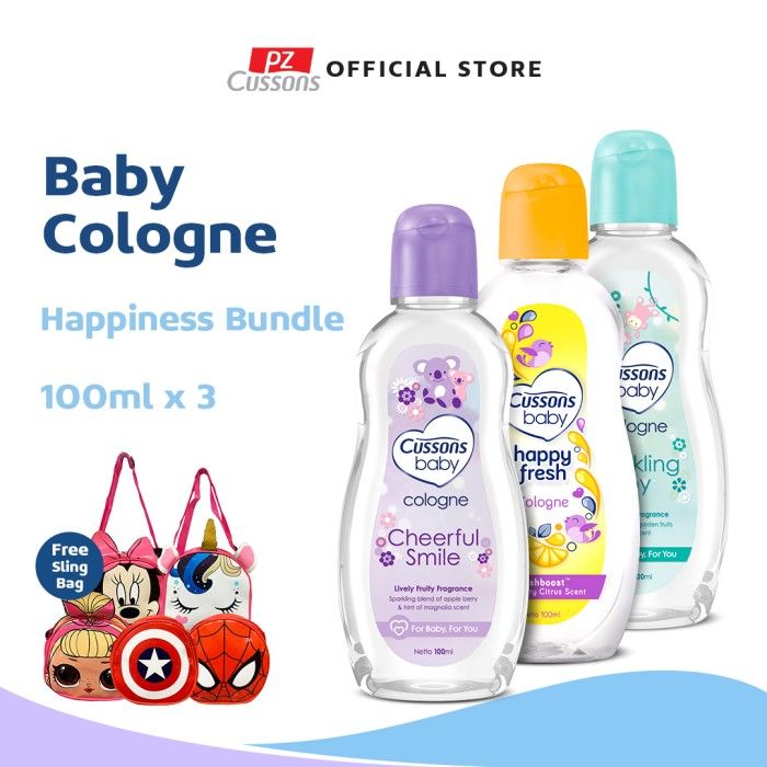 Cussons Baby Happiness Cologne Bundle FREE Mini Bagpack - 1