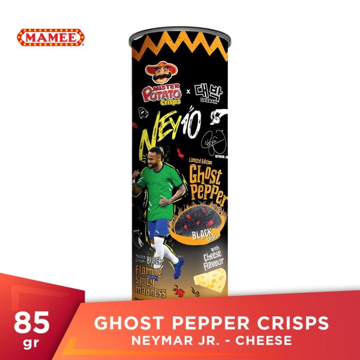 Mister Potato Crisps Ghost Pepper Cheese 100 gr - Neymar Special Edition - 1