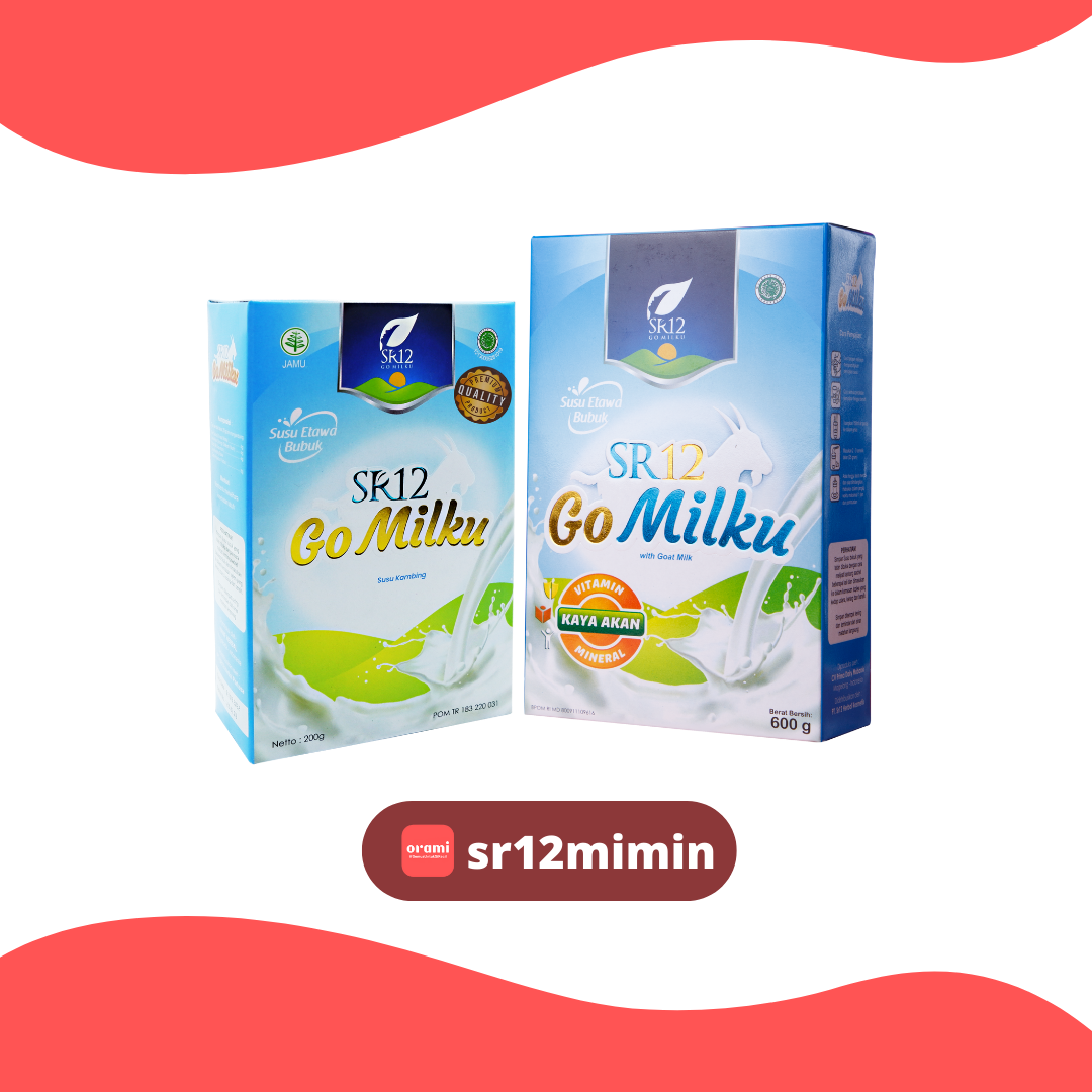 SR12 GO MILKU 200 GR SUSU KAMBING ETAWA RASA ORIGINAL - 1