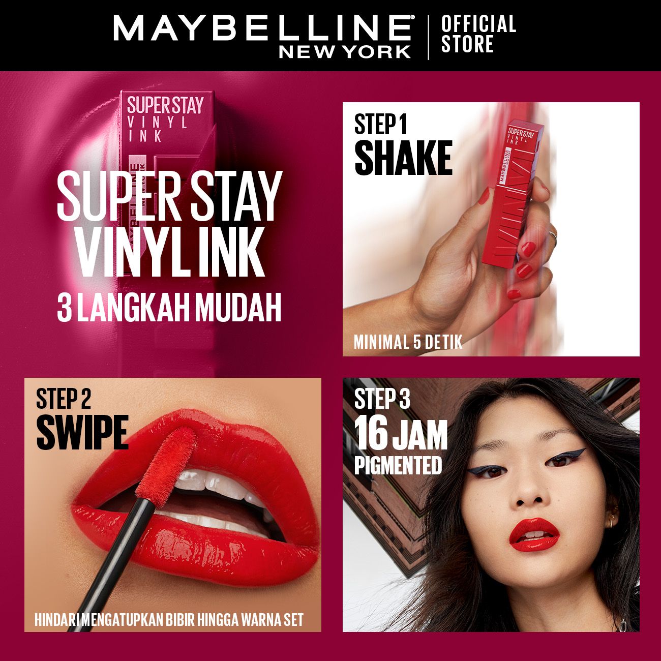 Maybelline Superstay Vinyl Ink - 40 Witty - 4