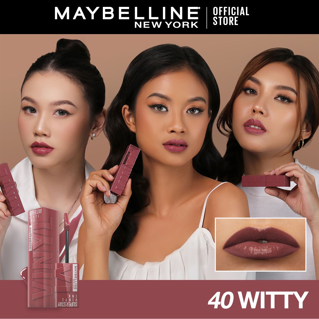 Maybelline Superstay Vinyl Ink - 40 Witty - 3