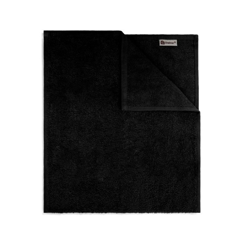 Handuk Kecil Chalmer 30x70 cm Handuk Olahraga Tangan Wajah Lap Serbaguna - Hitam - 1