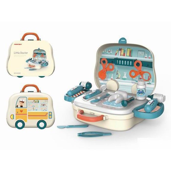 Boneka Anak - Playfun Doctor Play Set 2In1 Hw19090003 - 1