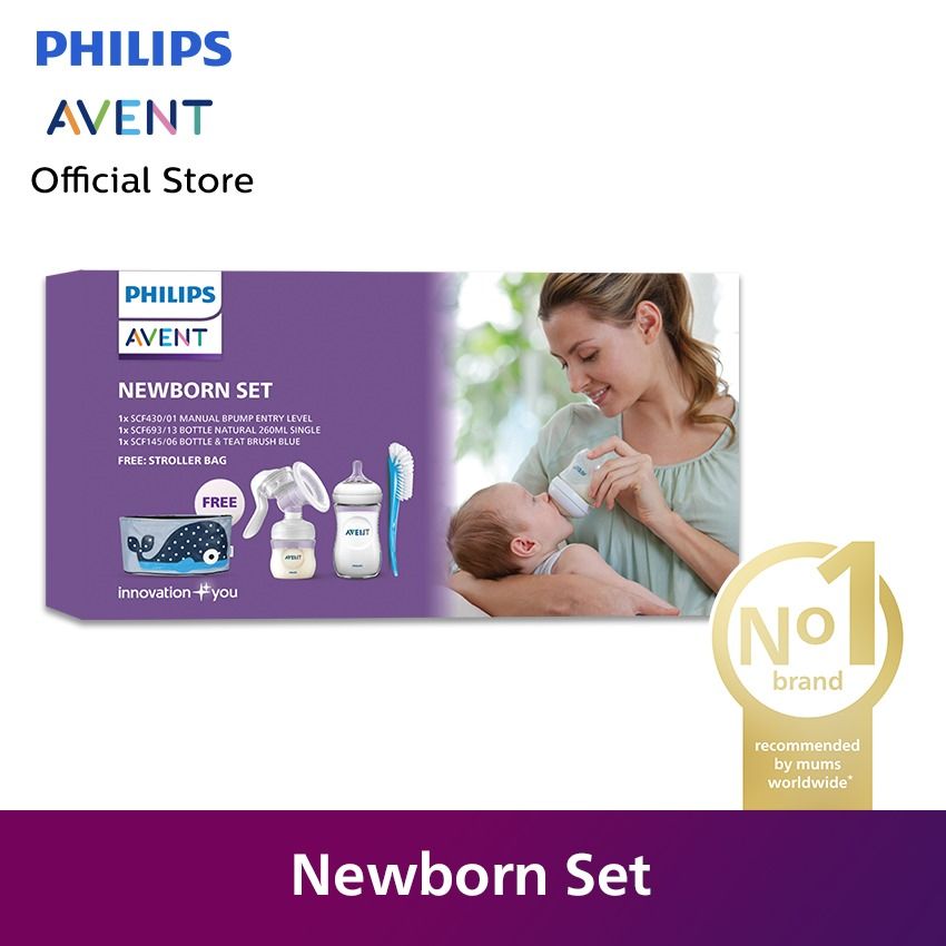 Philips Avent Newborn Set + Stroller Bag Perlengkapan Bayi - 1