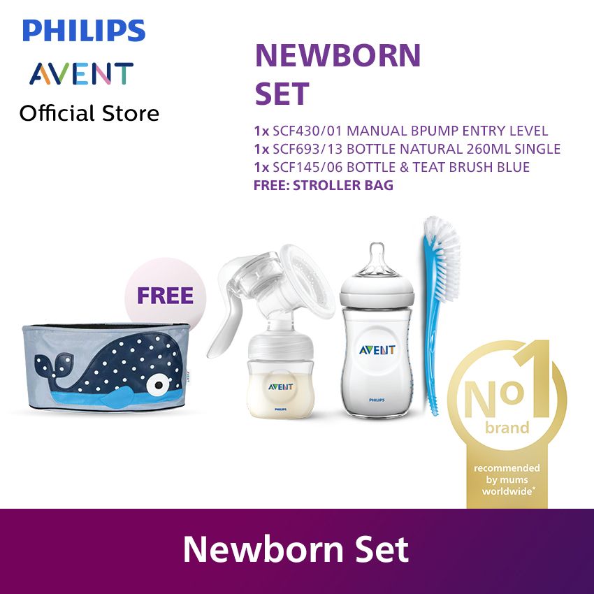 Philips Avent Newborn Set + Stroller Bag Perlengkapan Bayi - 2