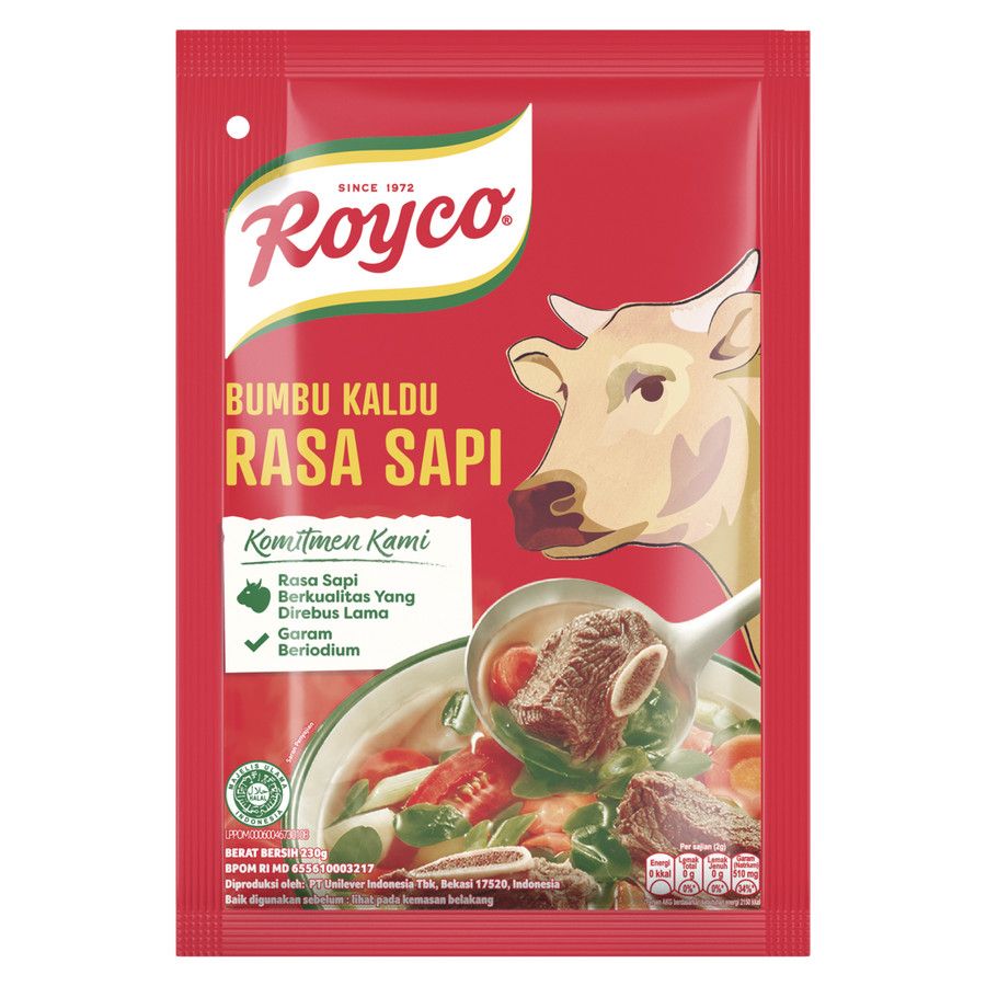 Royco Bumbu Penyedap Rasa Kaldu Sapi 230G 1 Karton - 2