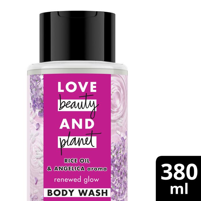 Love Beauty & Planet Rice Oil & Angelica Brightening Body Wash with Niacinamide 380ml - 1