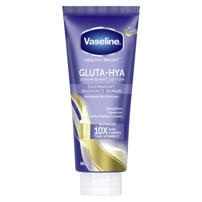 Vaseline Healthy Bright​ Gluta Hyaluron & Peptide Serum Lotion Overnight 330ml - 2