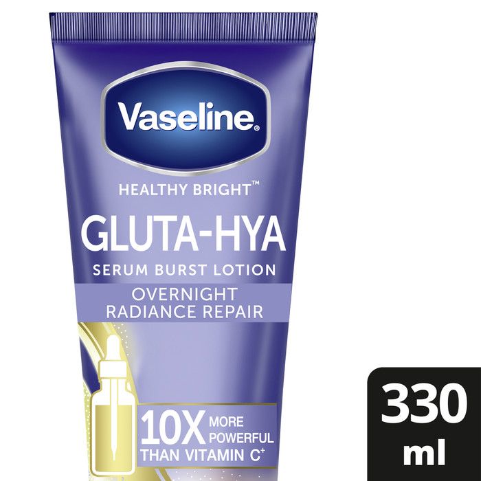 Vaseline Healthy Bright​ Gluta Hyaluron & Peptide Serum Lotion Overnight 330ml - 1