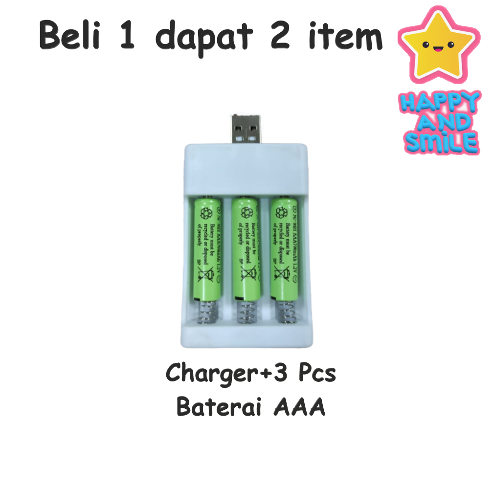 AAA 1.2v 700mah Batre Baterai Charger Cas RC Mainan Elektronik Anak Mobil Remote Control - 2