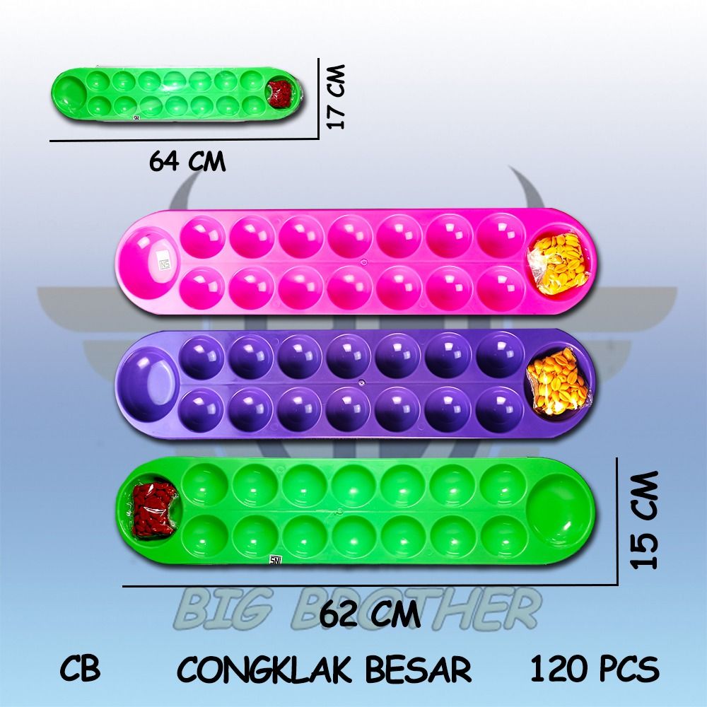 CB Pink Congklak Dakon Conglak Congkak Jumbo Besar Mainan Anak Permainan Tradisional Klasik Jadul - 2