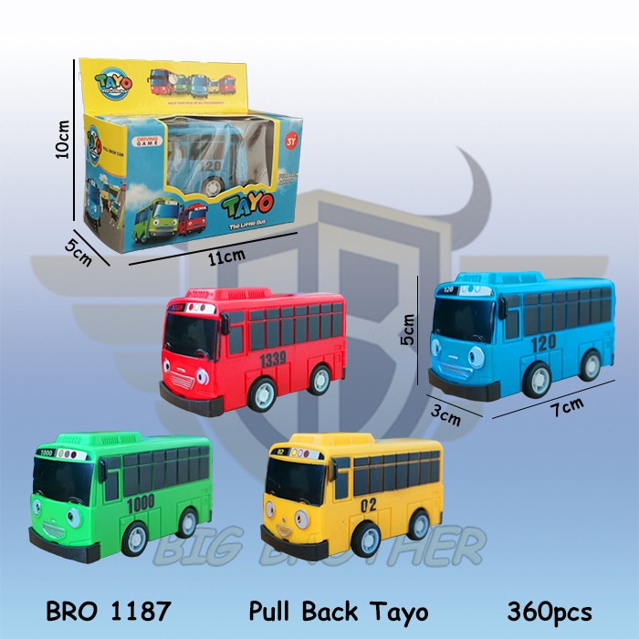 Biru Bus Tayo The Little Bus Mainan Anak Mobil Mobilan BIGBROTHER Bro1187 - 3